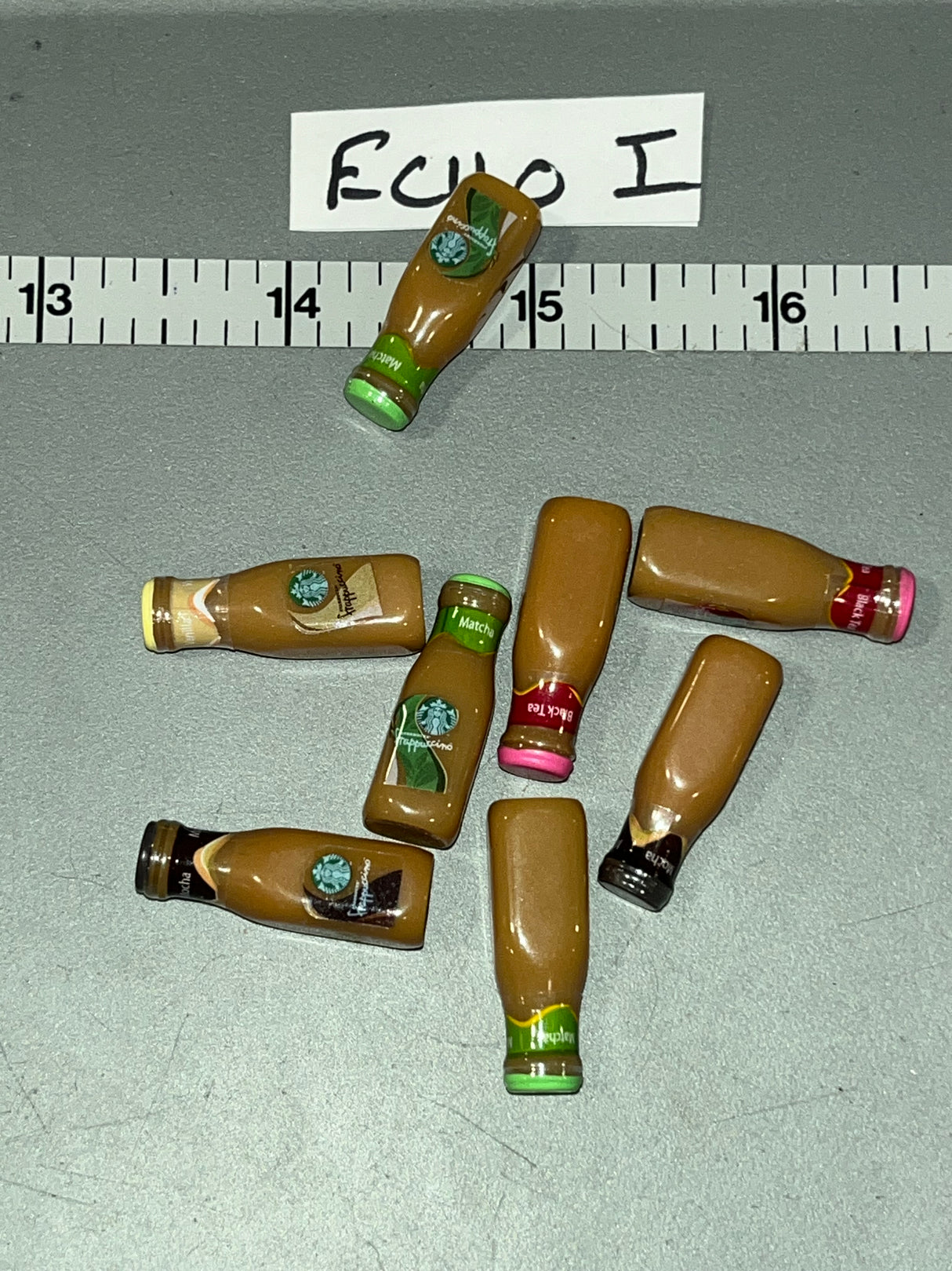 1/6 Scale Modern Era Coffee Bottle Lot - Diorama Item