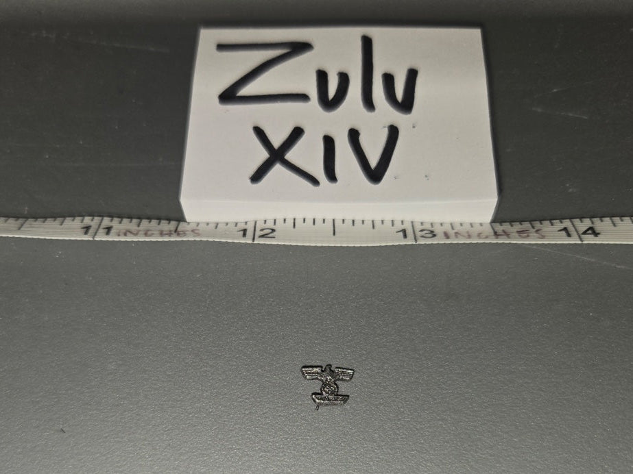 1/6 Scale WWII German Eagle Cap Badge - Zulu XIV