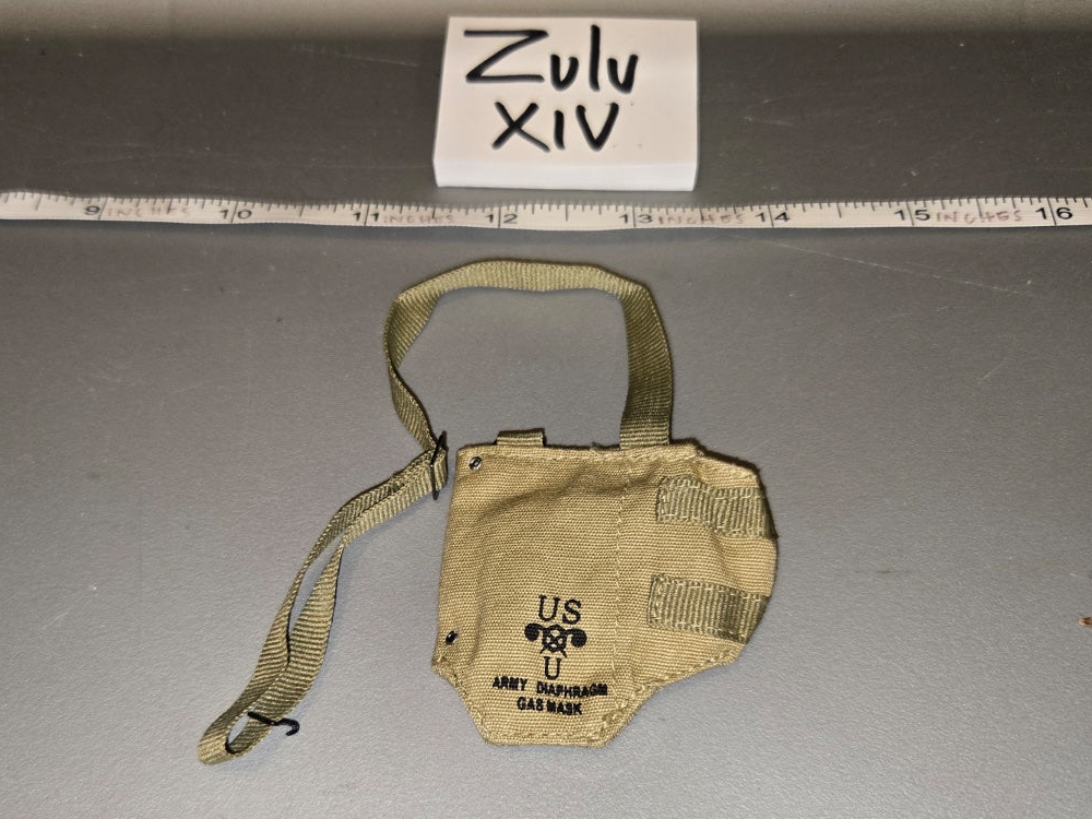 1/6 Scale WWII US Army l Gas Mask Bag - Zulu XIV