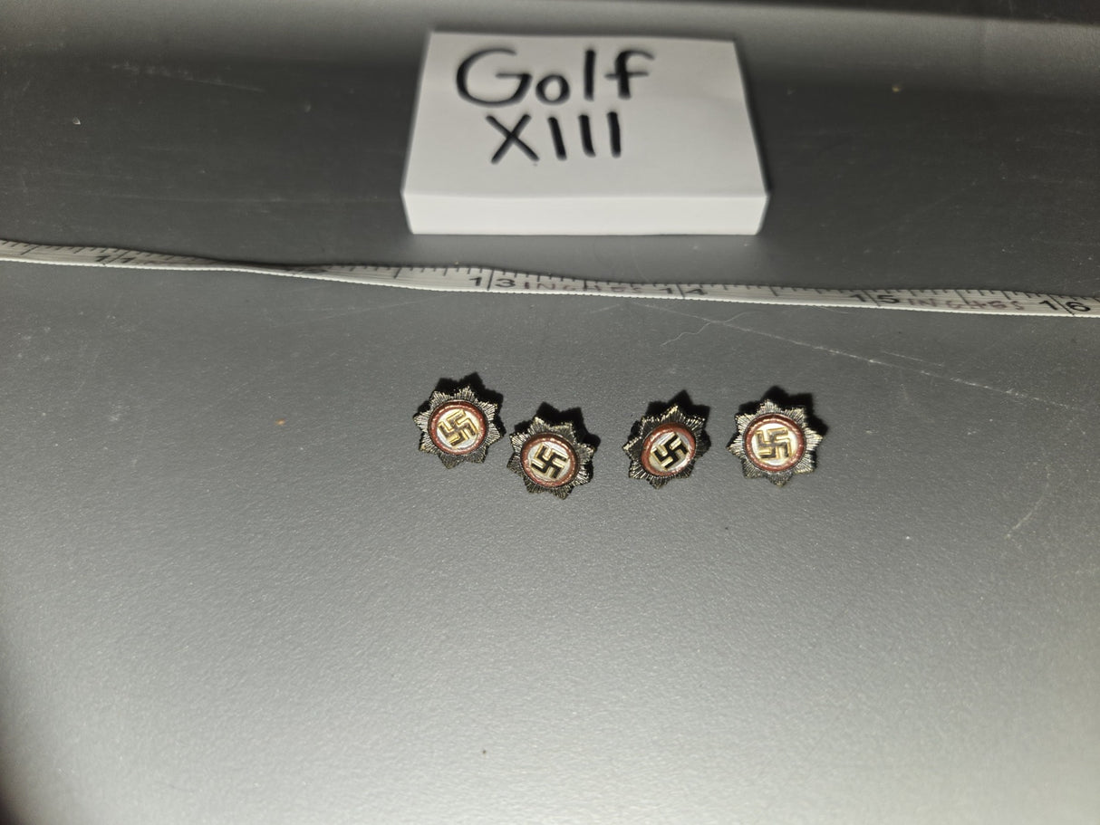 1/6 Scale WWII German Cross Insignia Pin Set - Golf XIII