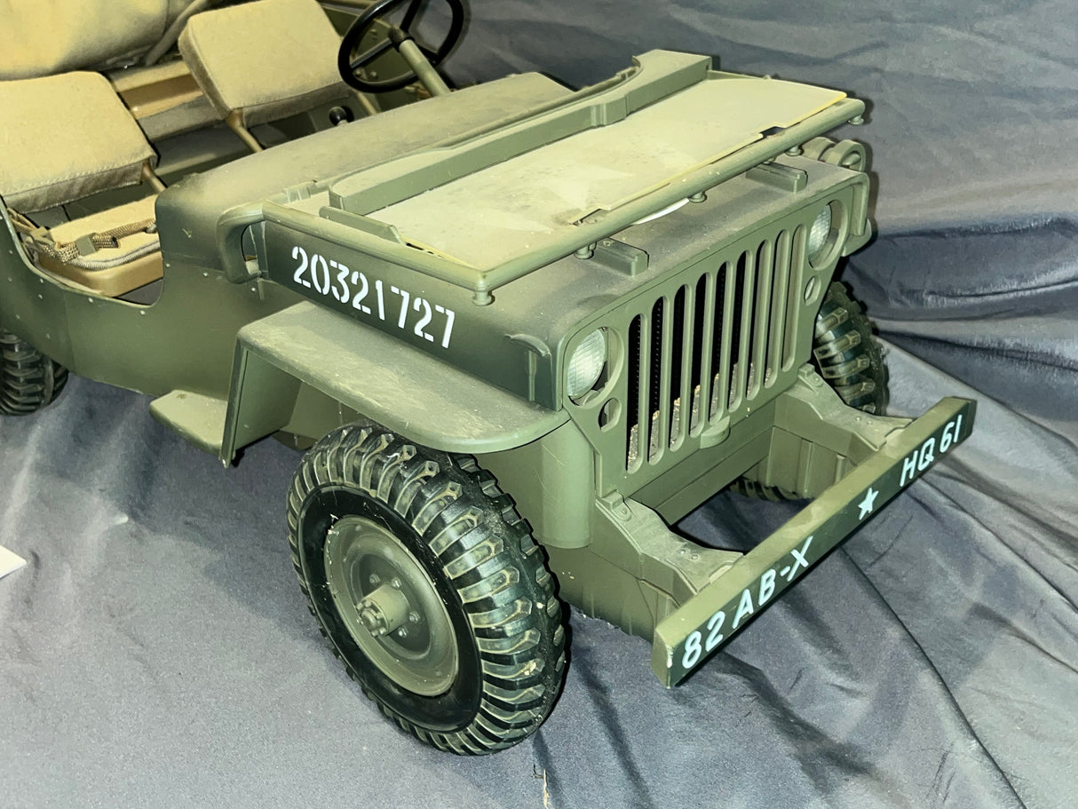 1/6 Scale WWII US Jeep - Ultimate Soldier - Weathered