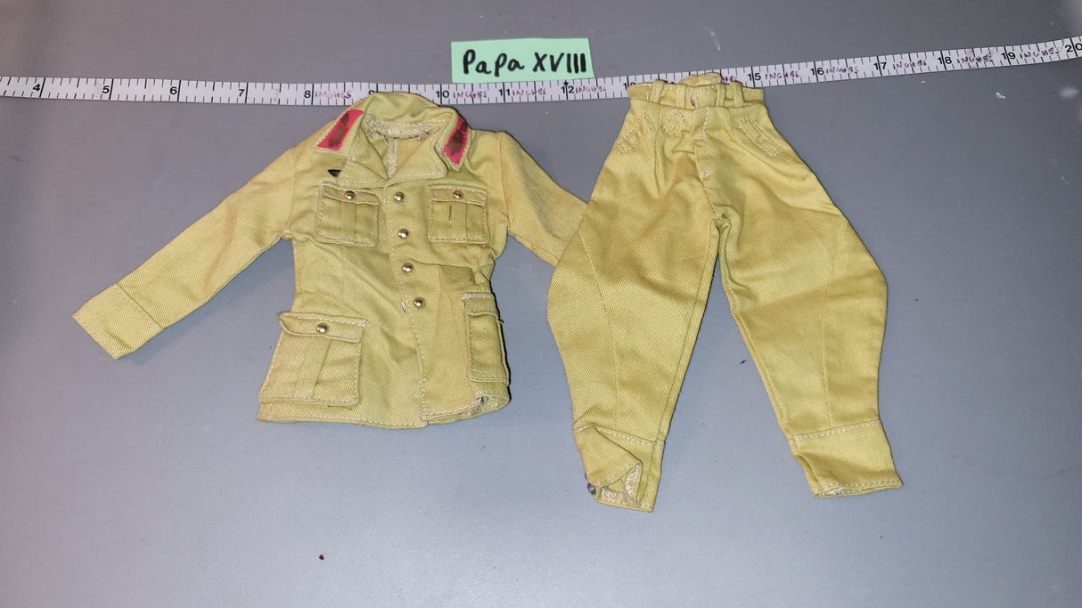 1/6 Scale WWII German Tropical Afrika Korps Uniform