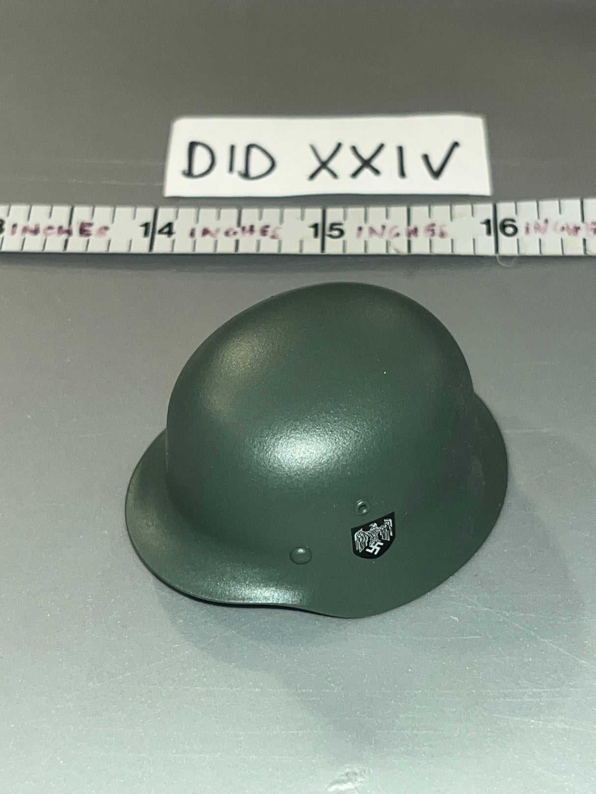 1/6 Scale WWII German Helmet - DID D80193 Cavalry Standard Bearer Anselm