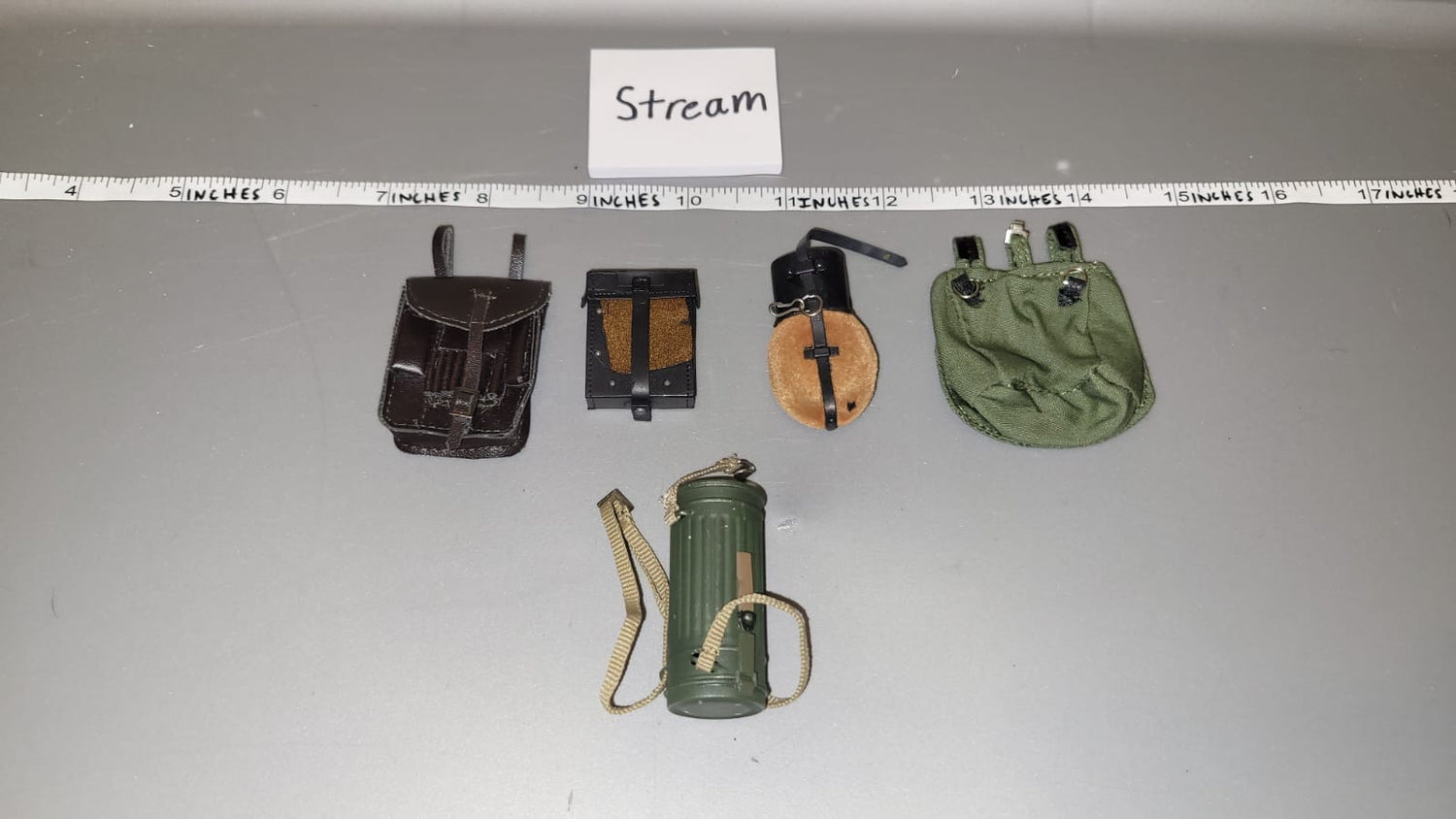 1/6 Scale WWII German Field Gear Lot