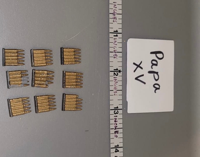 1/6 WWII German Rifle Ammunition Lot - DID