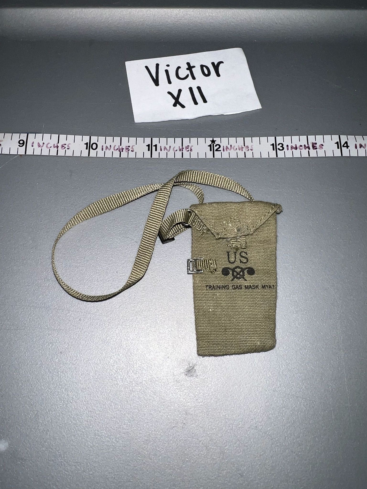 1/6 Scale WWII US Gas Mask Pouch - DID