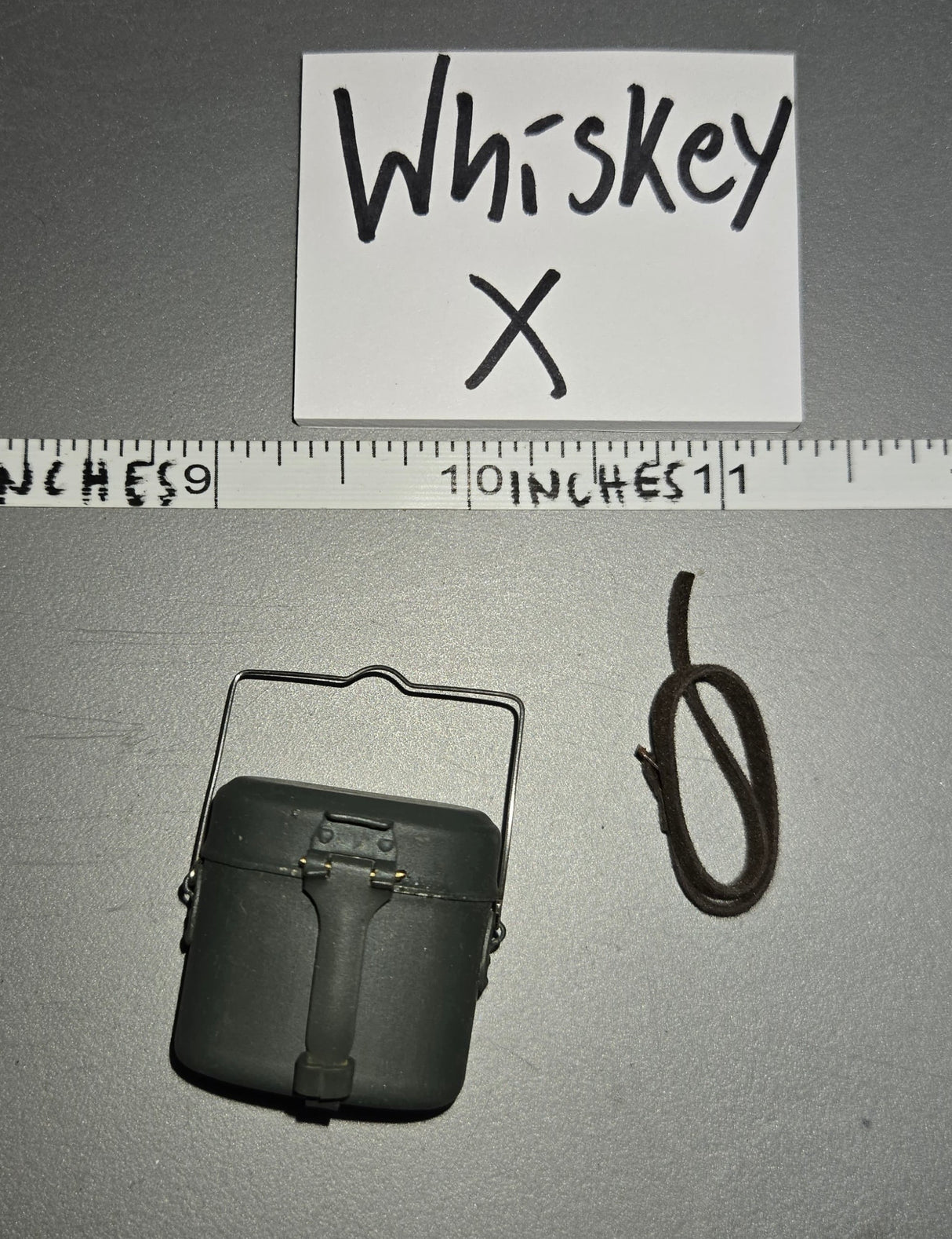 1/6 Scale WWII German Metal Mess Kit