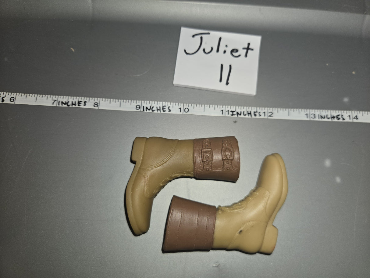 1/6 Scale WWII US Buckle Top Boots