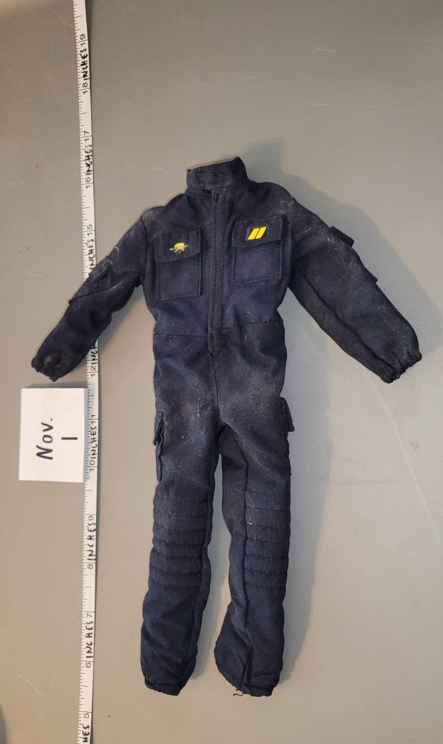 1/6 Scale Modern Era Blue Coveralls