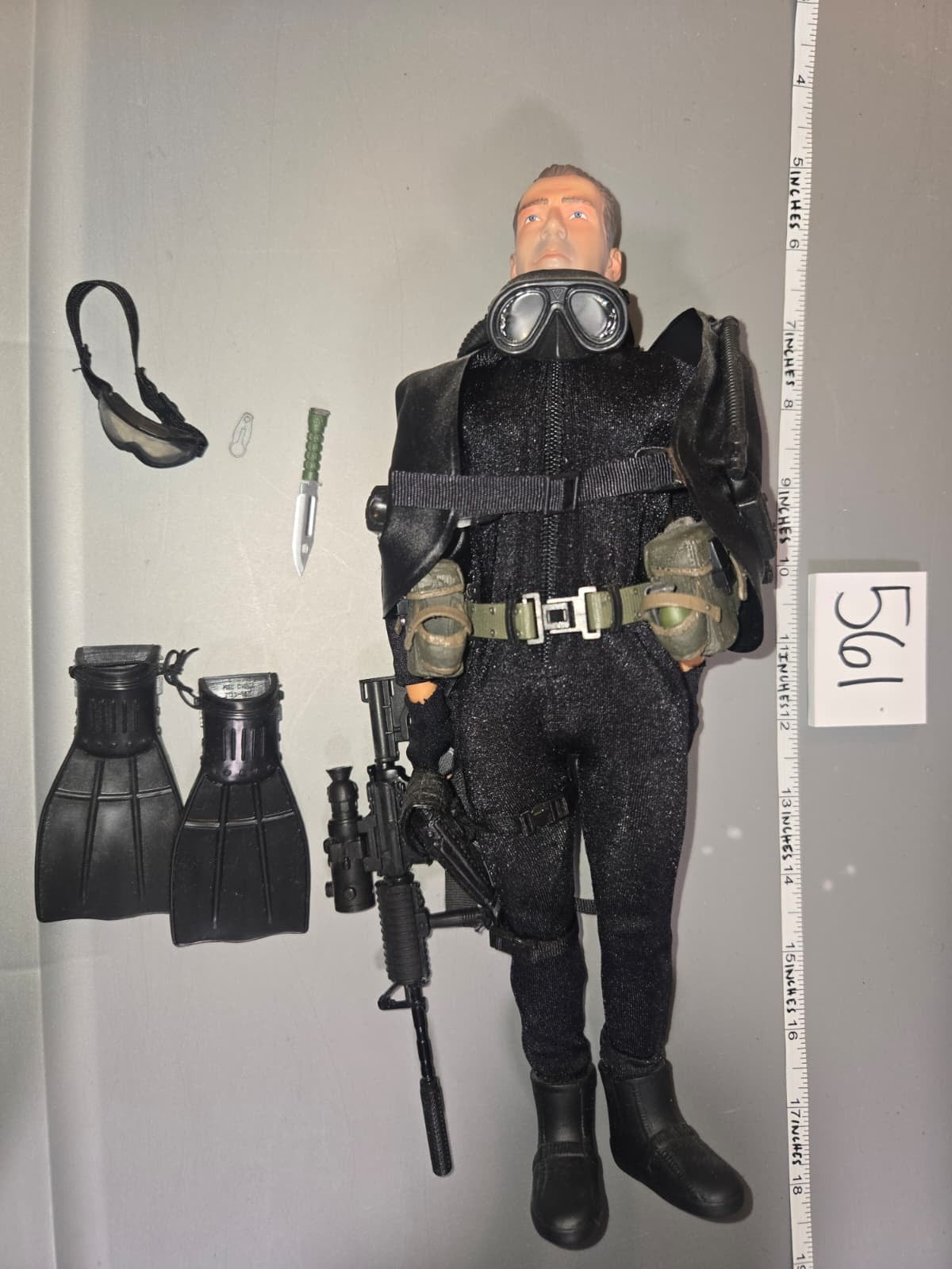 1:6 Scale Modern Era Navy Seal Scuba Dressed Figure - Dragon