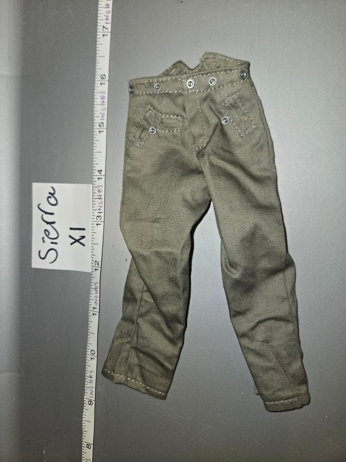 1/6 Scale WWII German Grey Pants