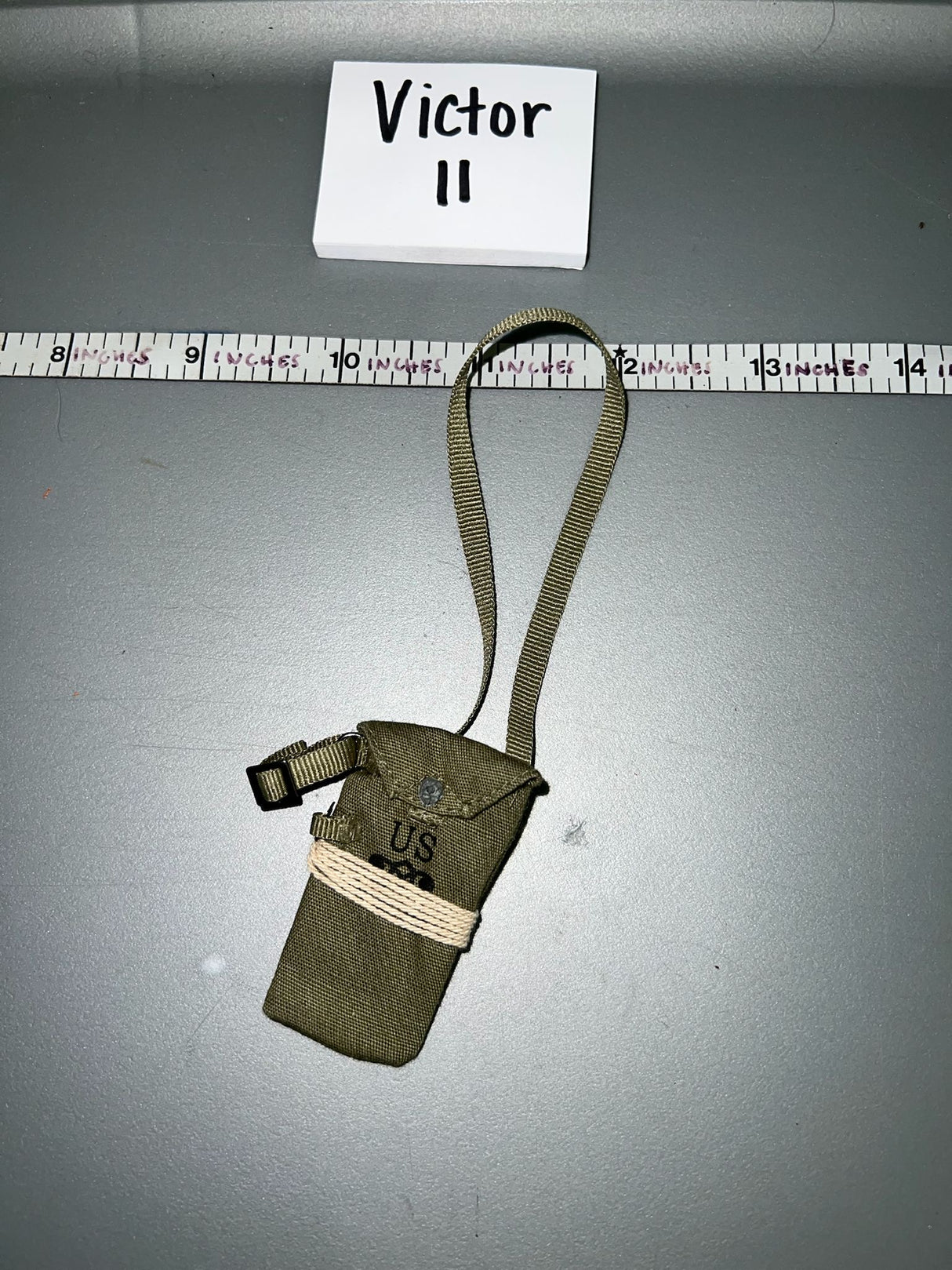 1/6 Scale WWII US Gas Mask Pouch - DID