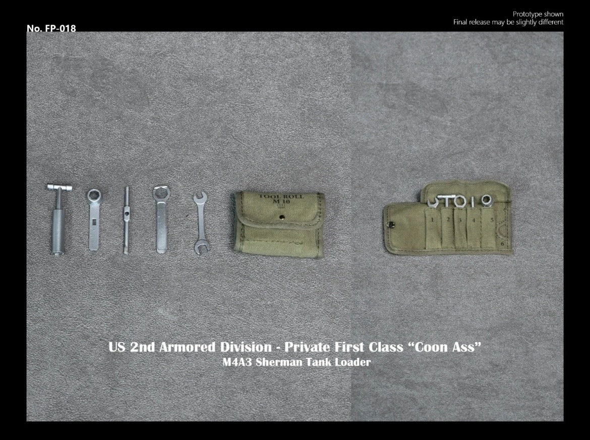 1/6 Scale WWII US Tank Loader Coon Ass Fury - NIB Facepool