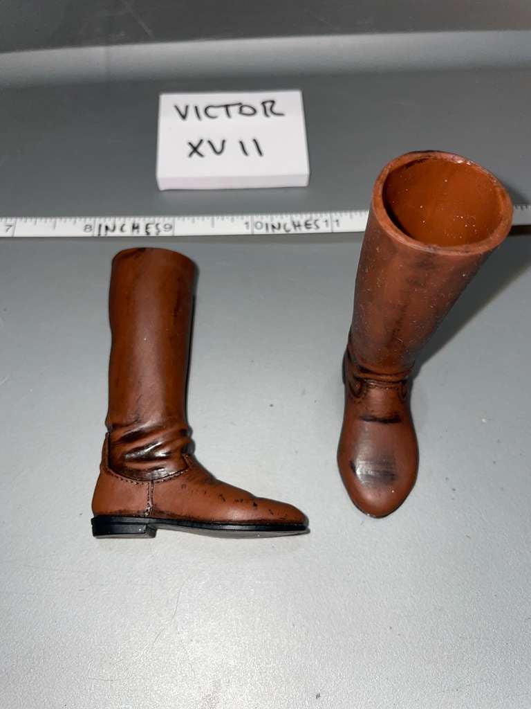 1/6 Scale Revolutionary War Napoleonic Western Boots