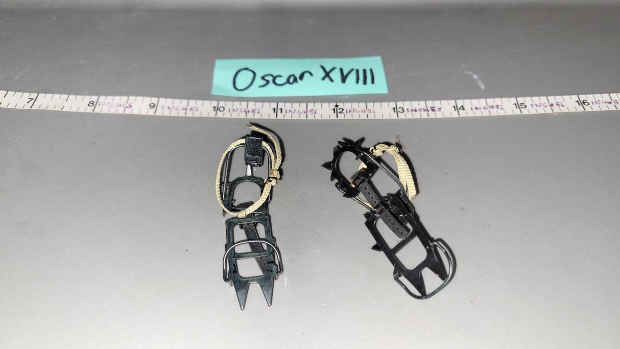 1/6 Scale Modern Era Metal Crampons - Mountain Rescue