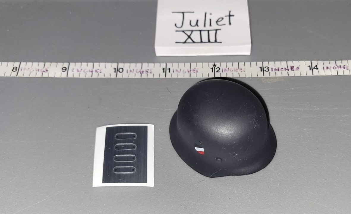 1/6 Scale WWII German Luftwaffe Field Division Helmet - Metal