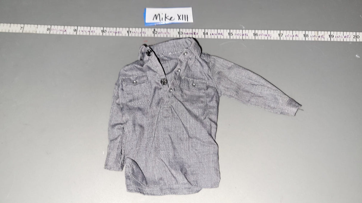 1/6 Scale WWII German Grey Work Shirt