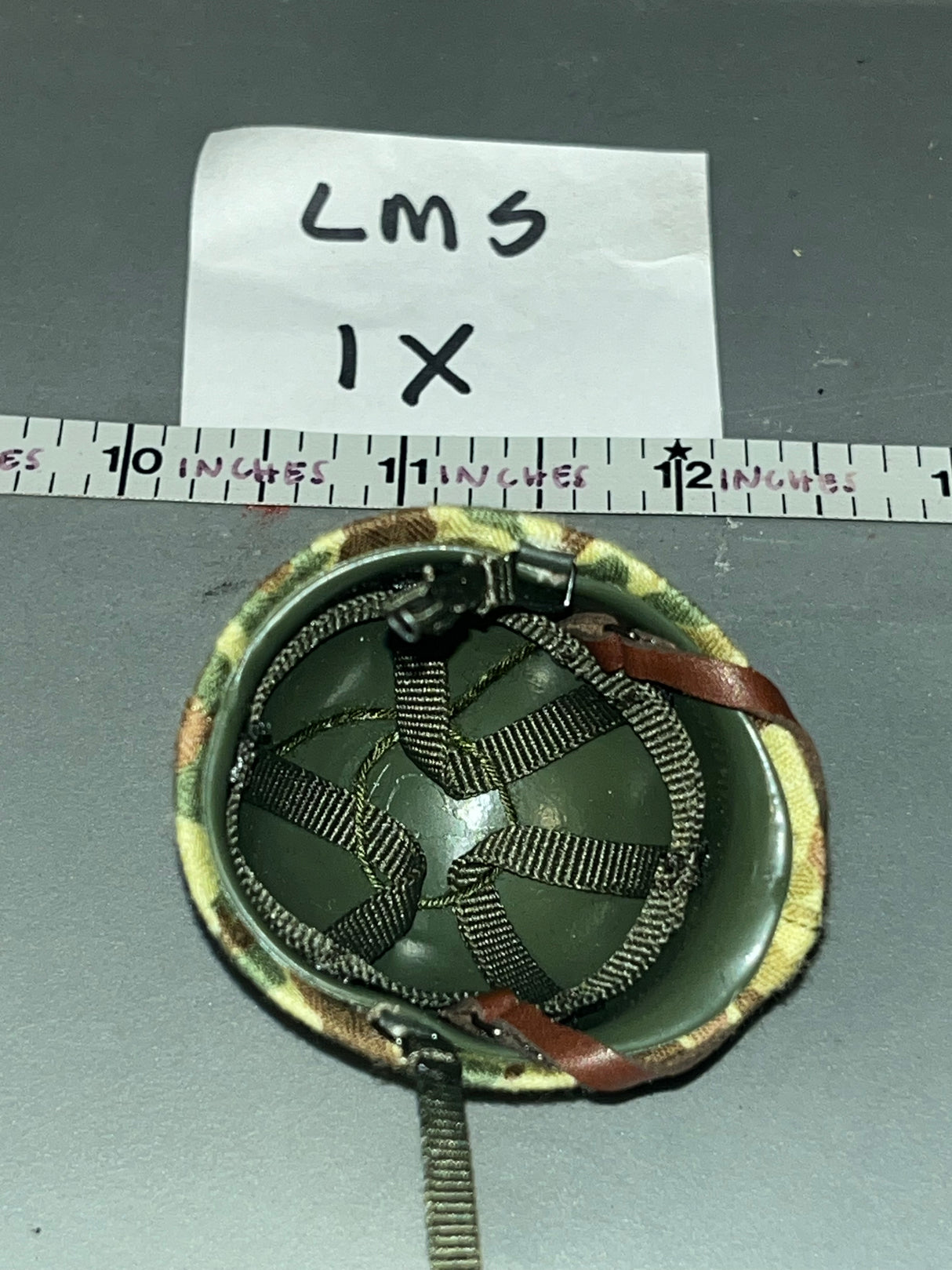 1/6 Scale WWII US Marine Duck Cover Metal Helmet  - UJINDOU USMC