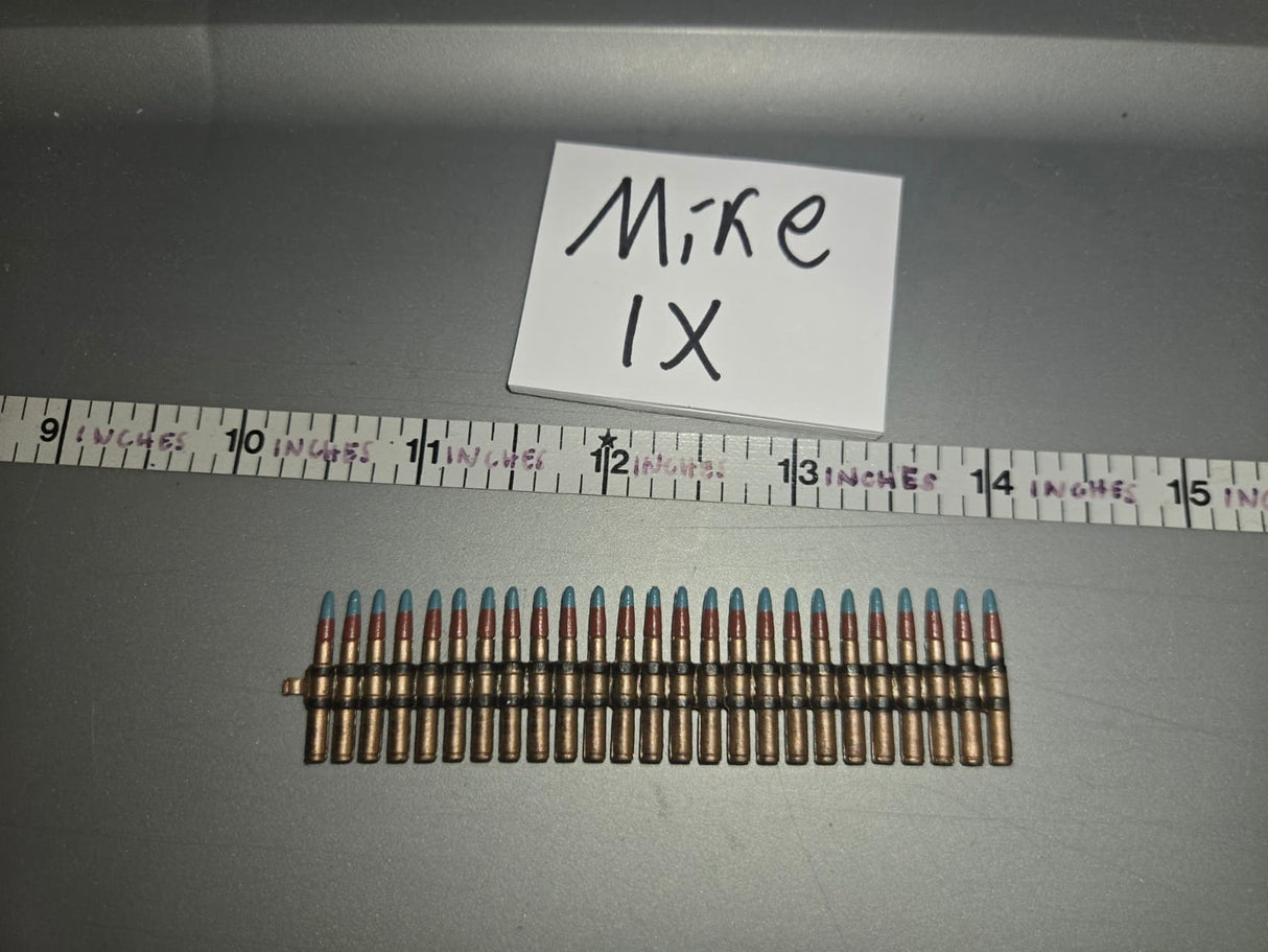 1:6 Scale WWII US .50 Caliber Machine Gun Ammunition Belt