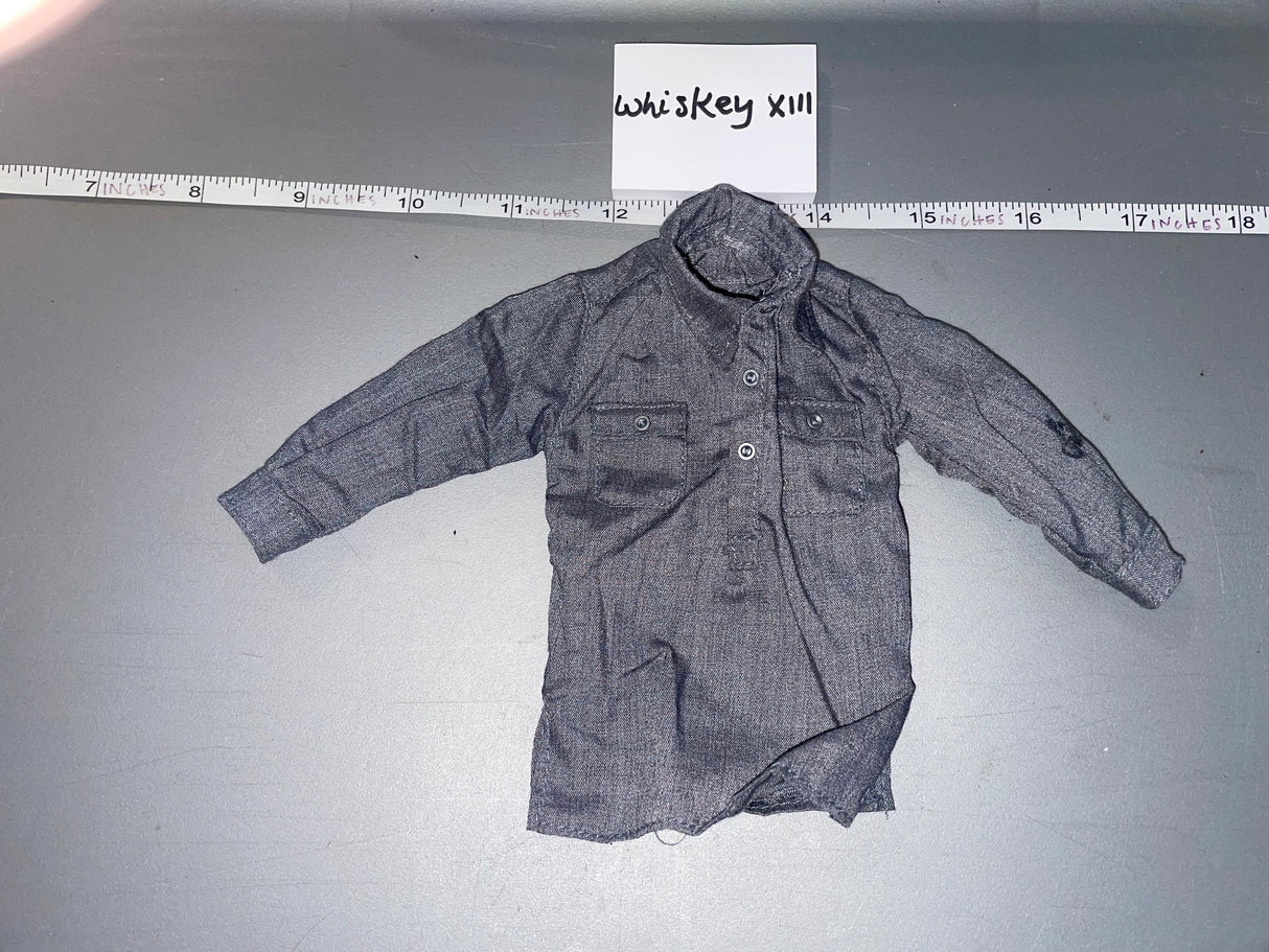 1/6 Scale WWII German Grey Work Shirt