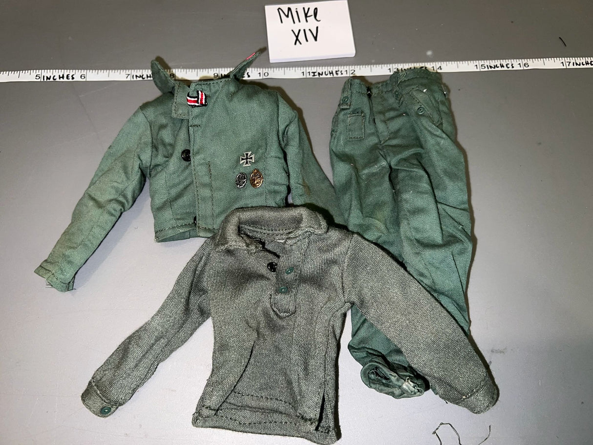 1/6 Scale WWII German Grey Tanker Uniform
