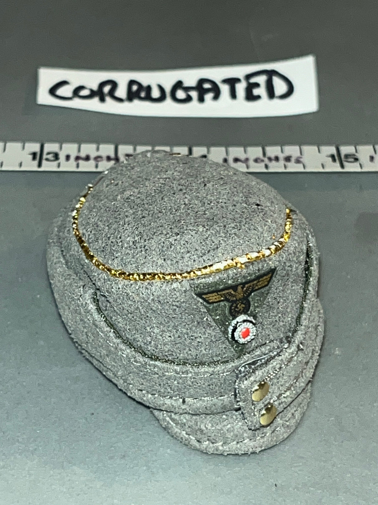 1/6 Scale WWII German Grey General Field Cap