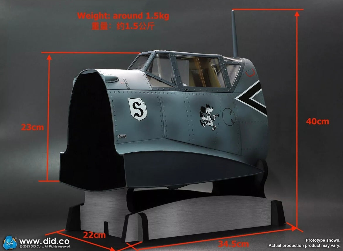 1/6 Scale WWII German BF-109 Aircraft Cockpit  - DID