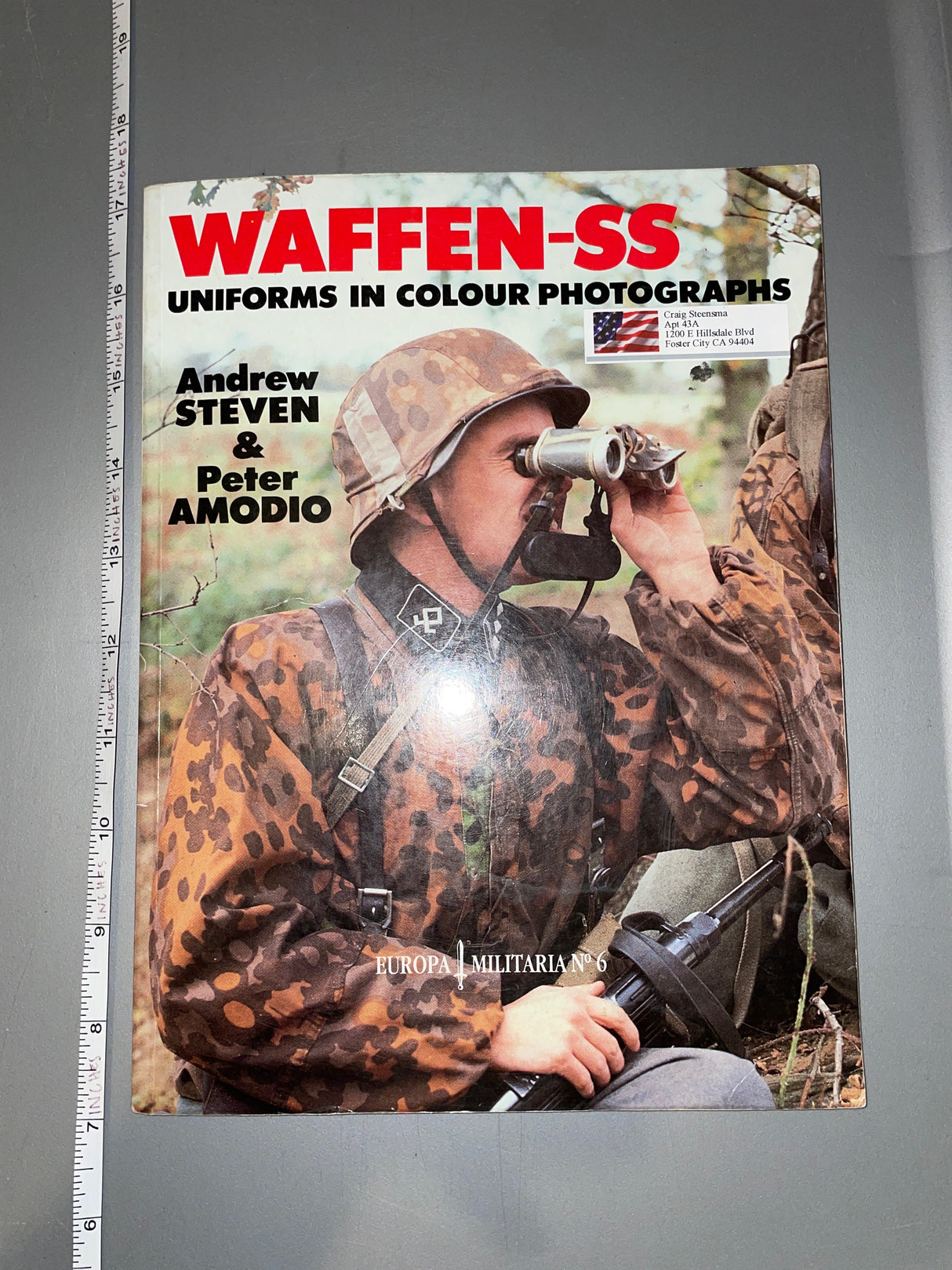Waffen SS Uniforms in Colour Photographs - Reference Book