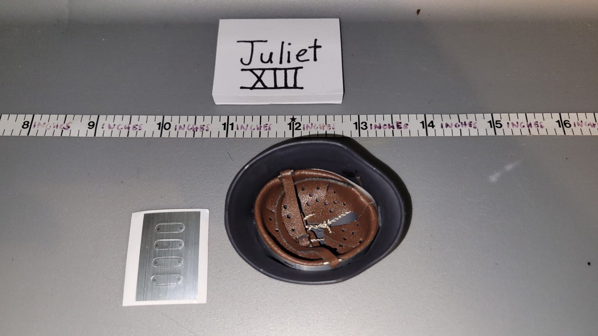 1/6 Scale WWII German Luftwaffe Field Division Helmet - Metal