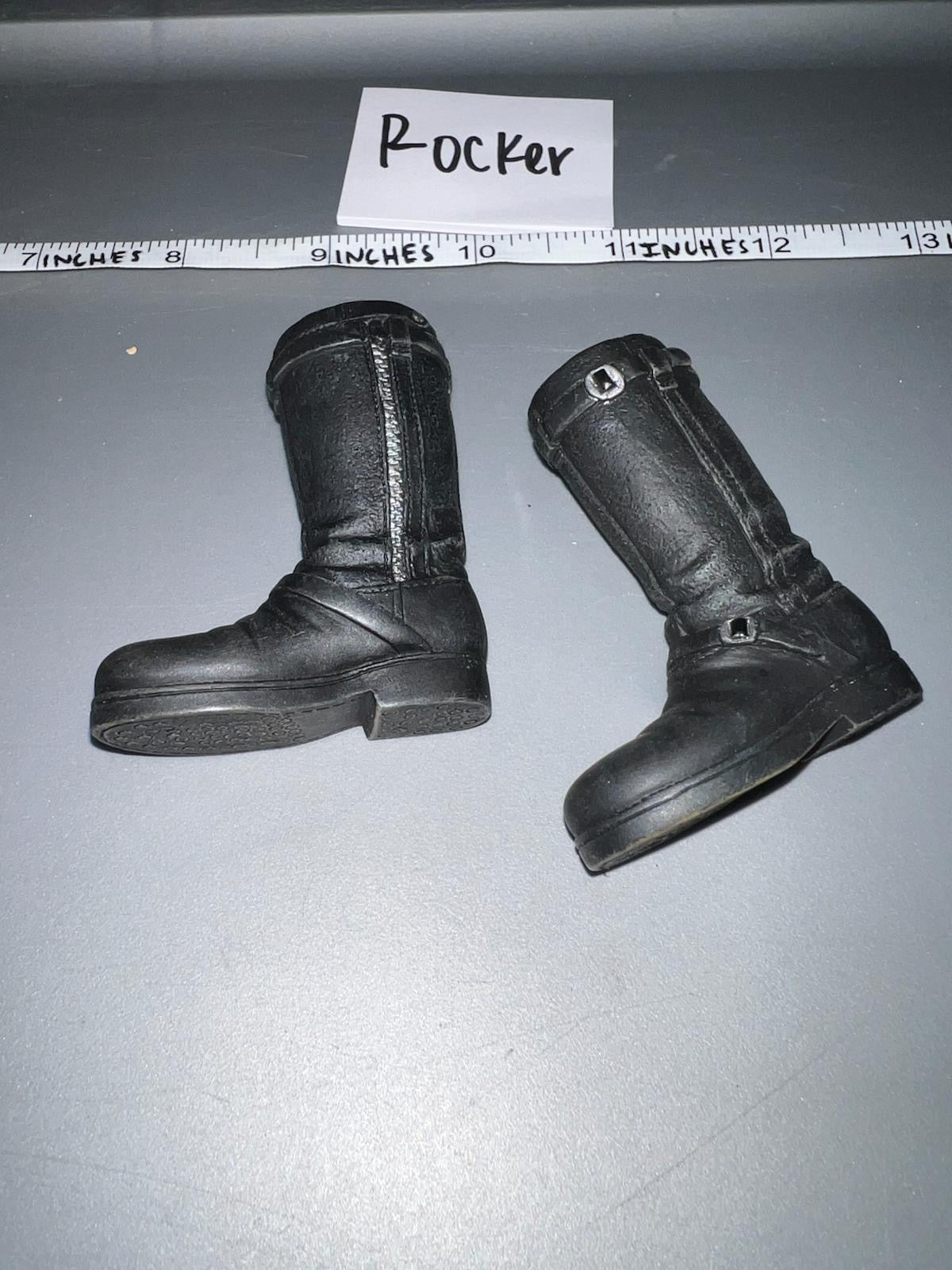 1:6 Scale WWII German Luftwaffe Pilot Boots - dragon