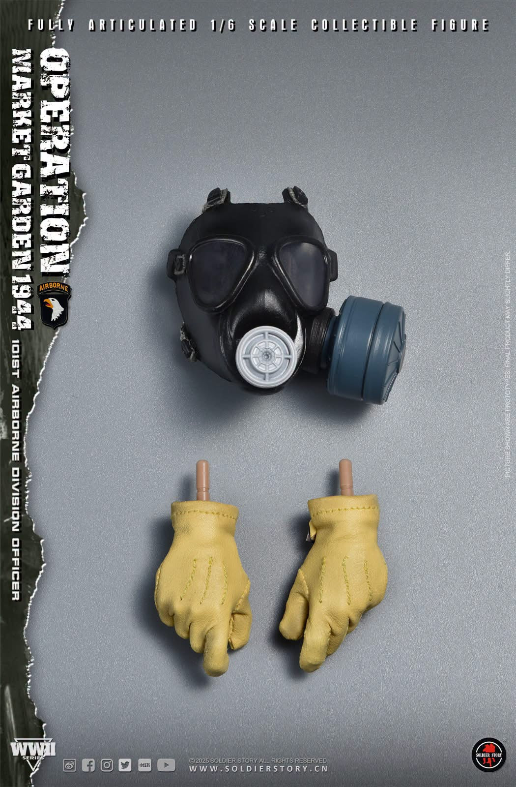 *Preorder* 1/6 Scale WWII US 101st Airborne Paratrooper Officer Operation Market Garden - Soldier Story - SS145