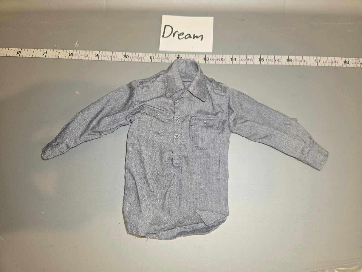 1/6 Scale WWII German Grey Work Shirt