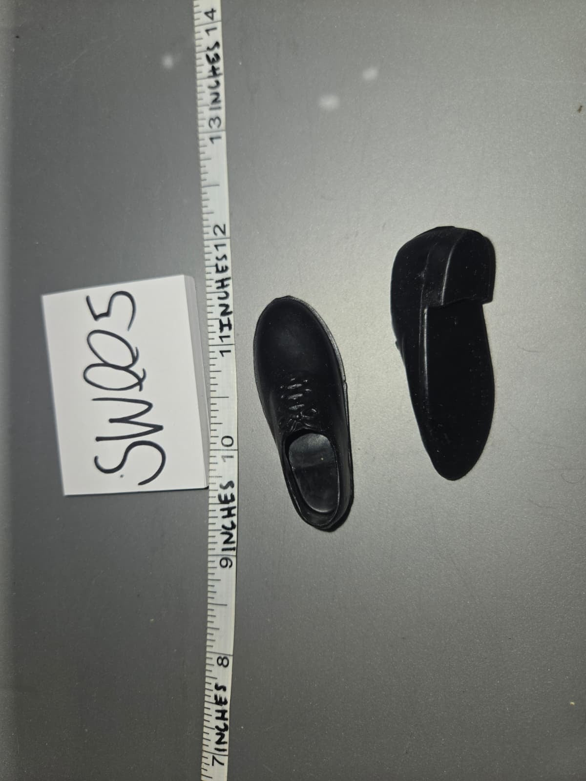 1/6 Scale Modern Black Dress Shoes