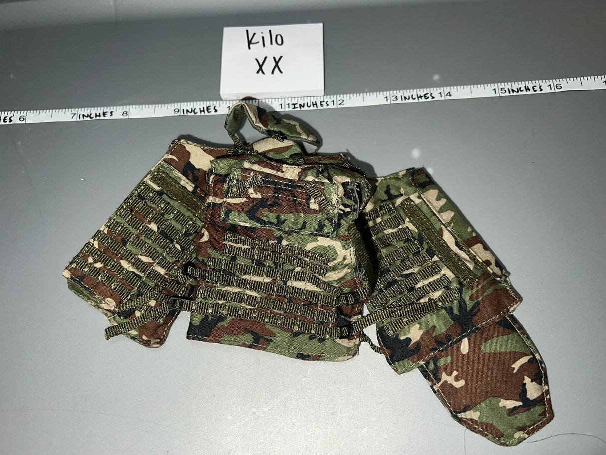 1/6 Scale Modern Era Woodland Body Armor