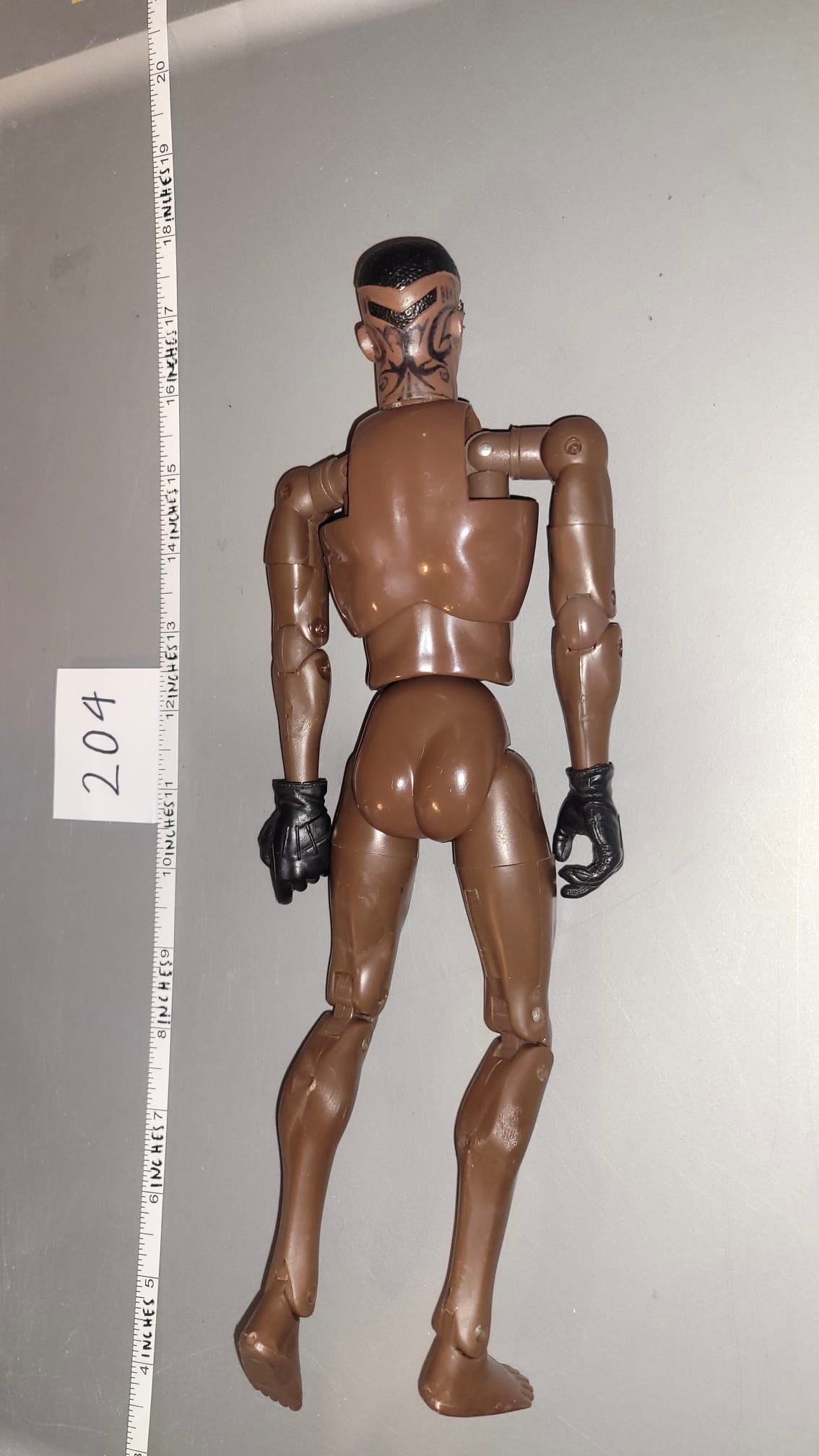 1/6 Scale Nude Balde Figure - African American - Damaged Head