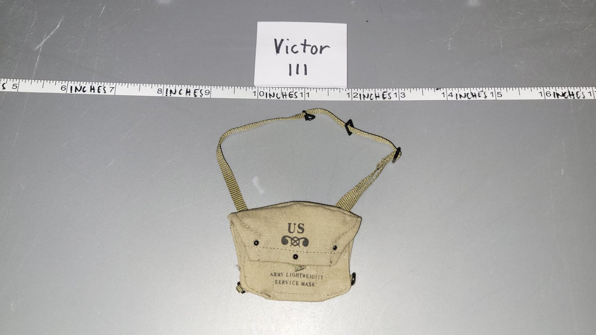 1/6 Scale WWII US Cloth Gas Mask Bag