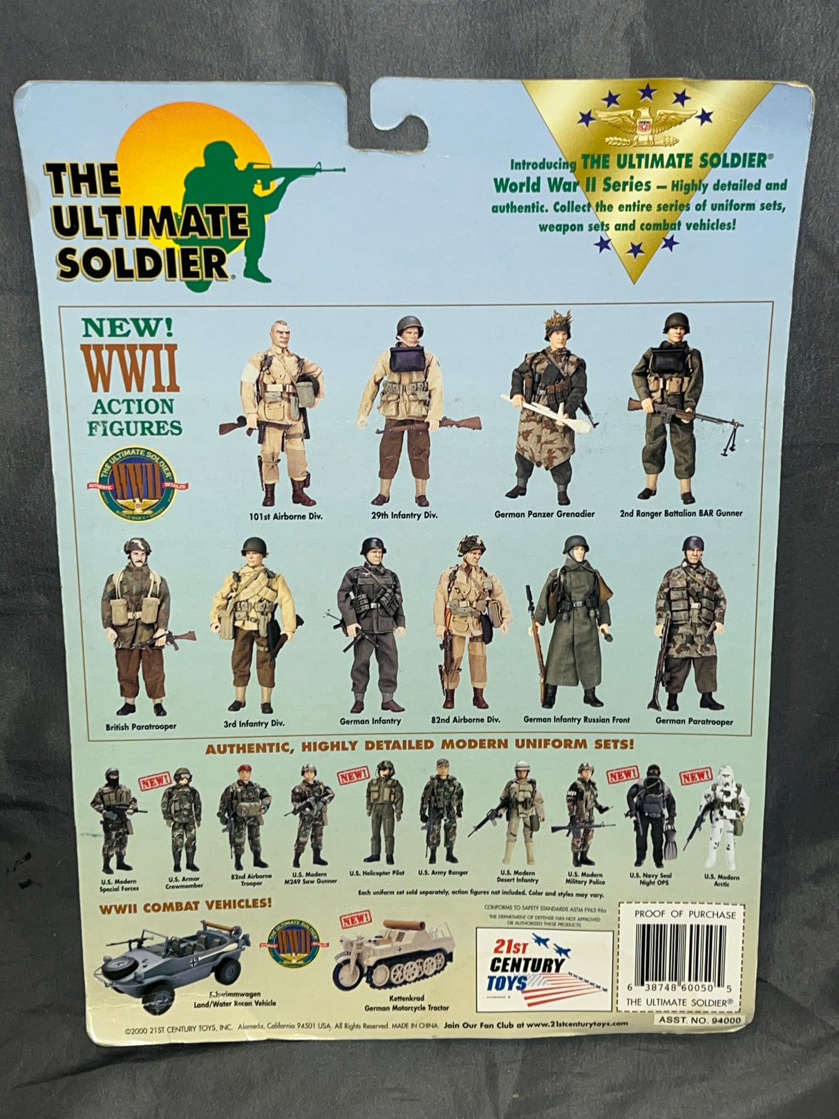 1/6 Scale Ultimate Soldier WWII German Axis Weapons Set - NIB