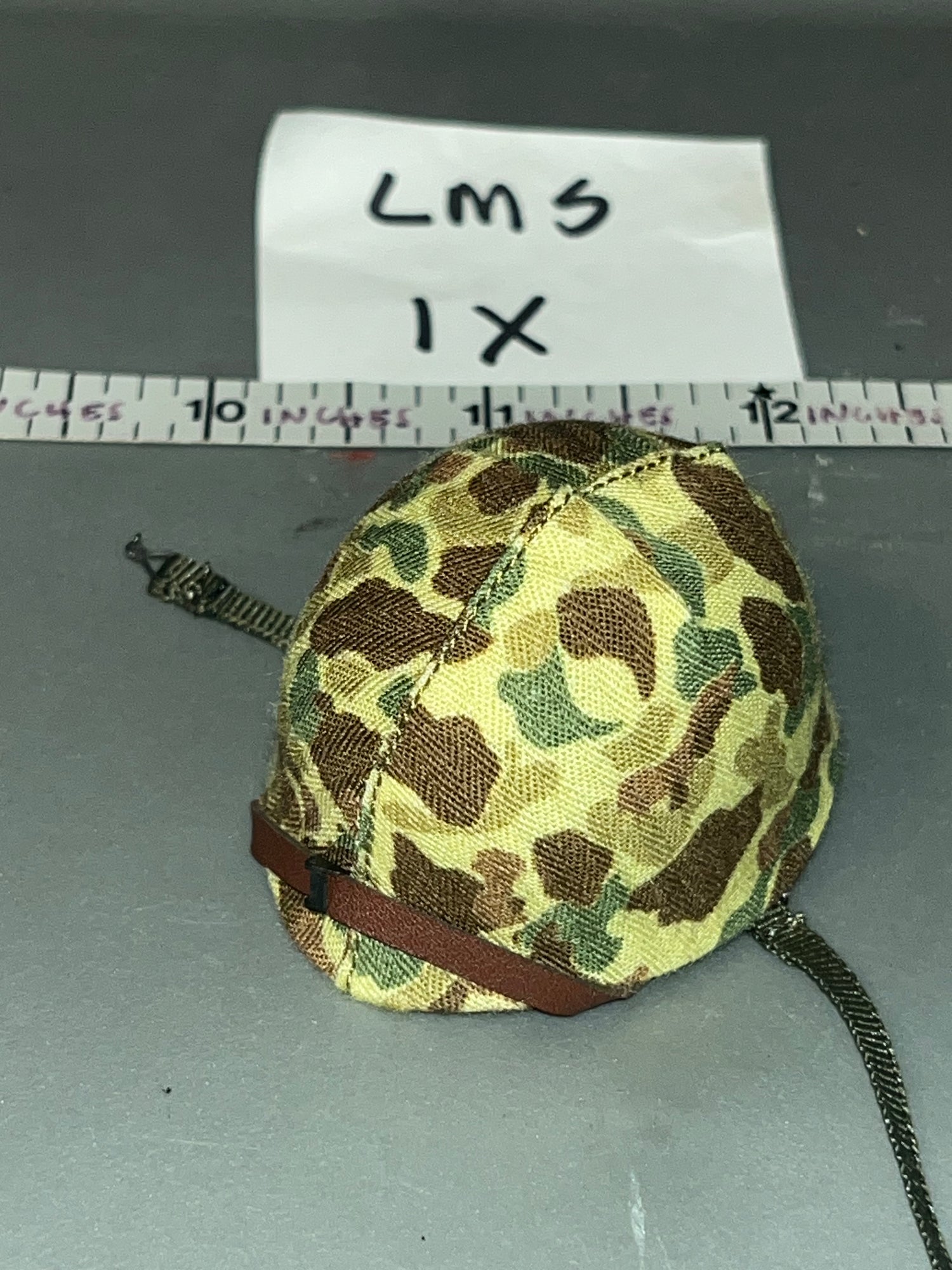 1/6 Scale WWII US Marine Duck Cover Metal Helmet  - UJINDOU USMC