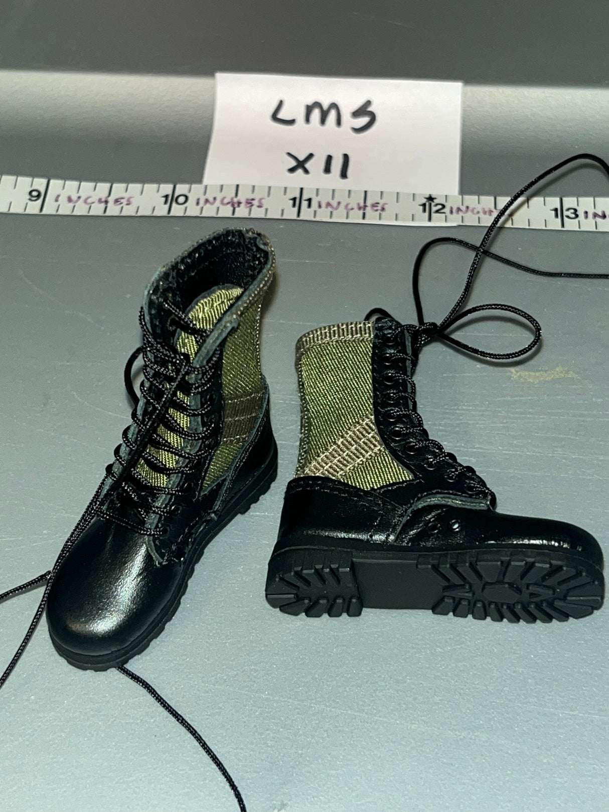 1/6 Scale Vietnam US Jungle Boots - USMC Hue  - QORange