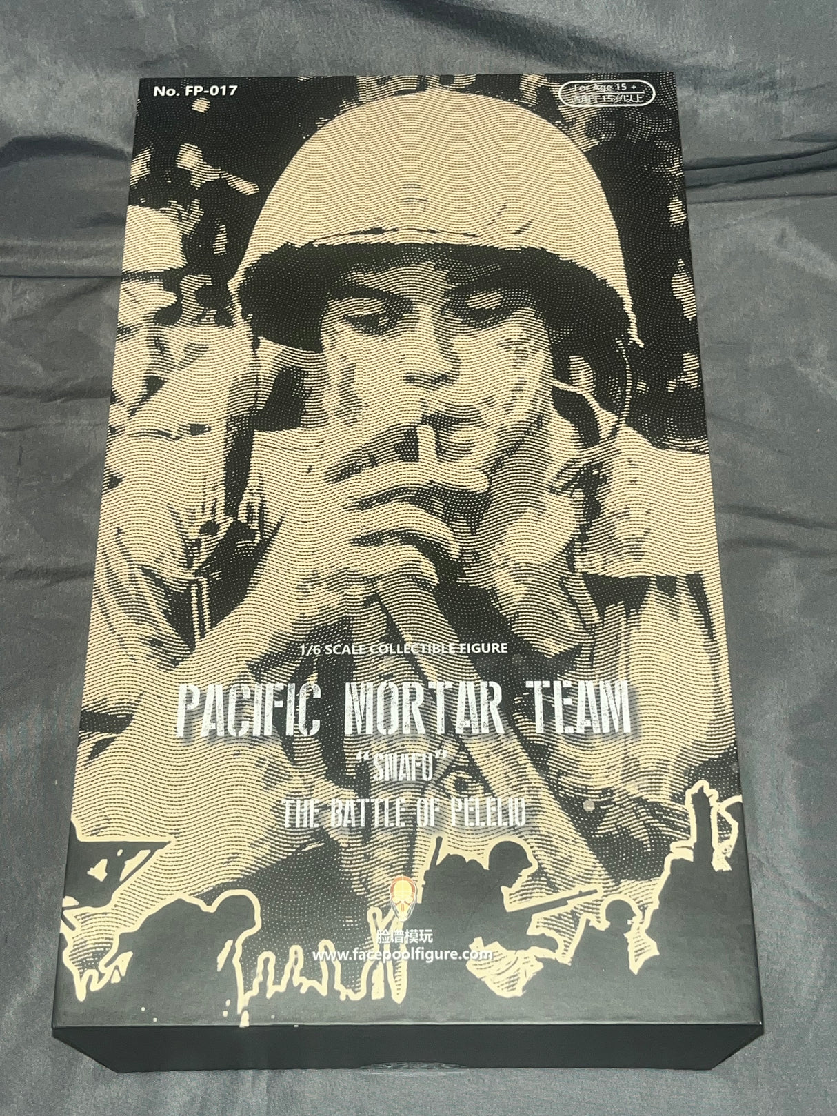 1/6 Scale WWII US Marine Mortarman Snafu - NIB Facepool