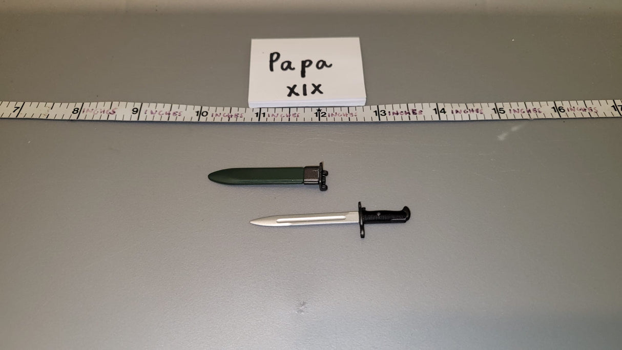 1/6 Scale WWII US M1 Bayonet and Sheath