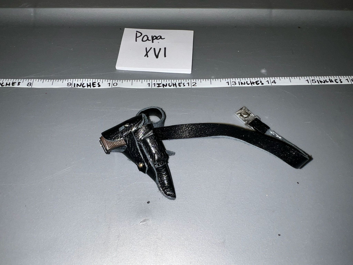 1/6 Scale WWII German Officer Belt Pistol and Holster