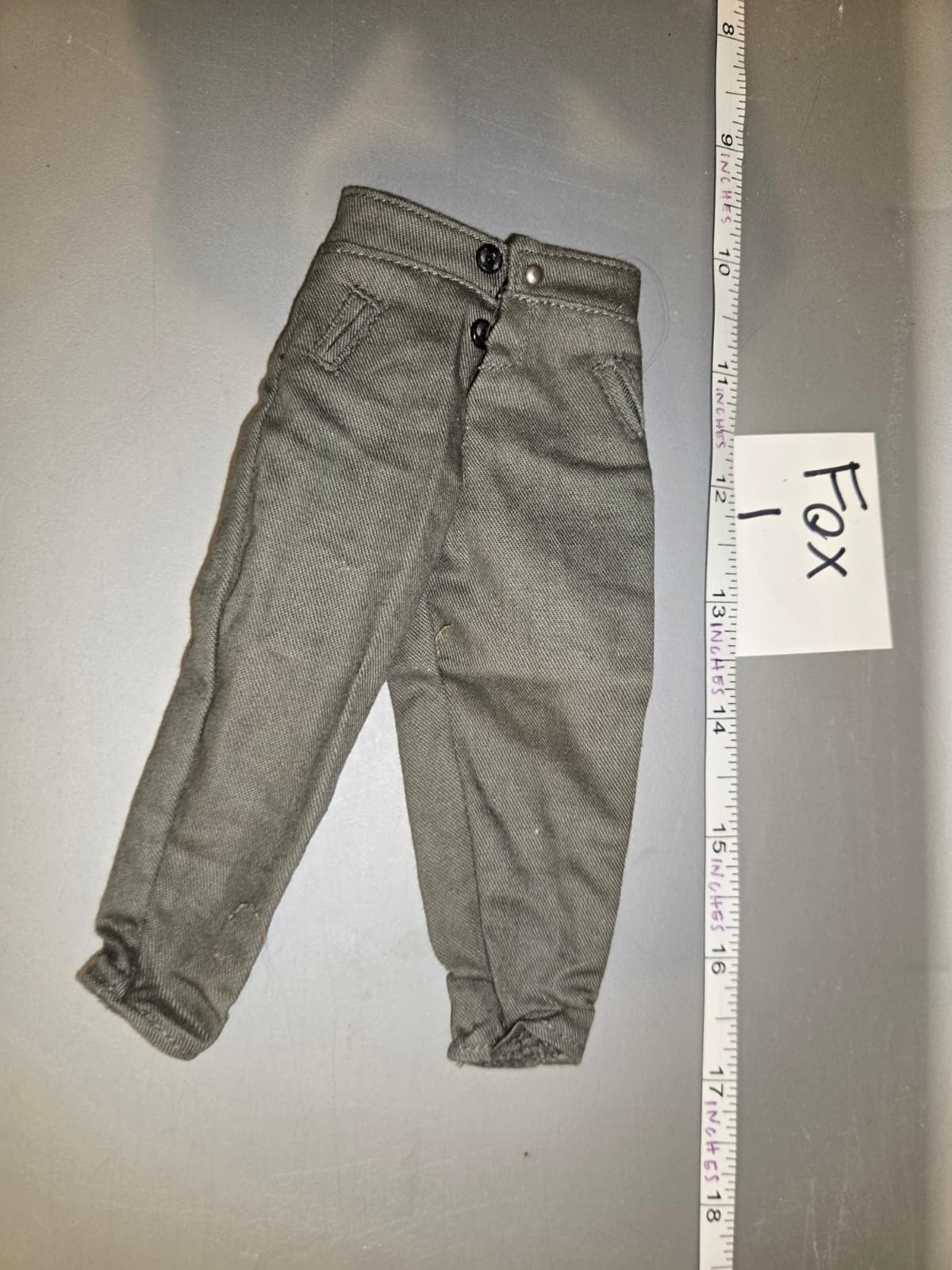 1/6 Scale WWII German Grey Pants