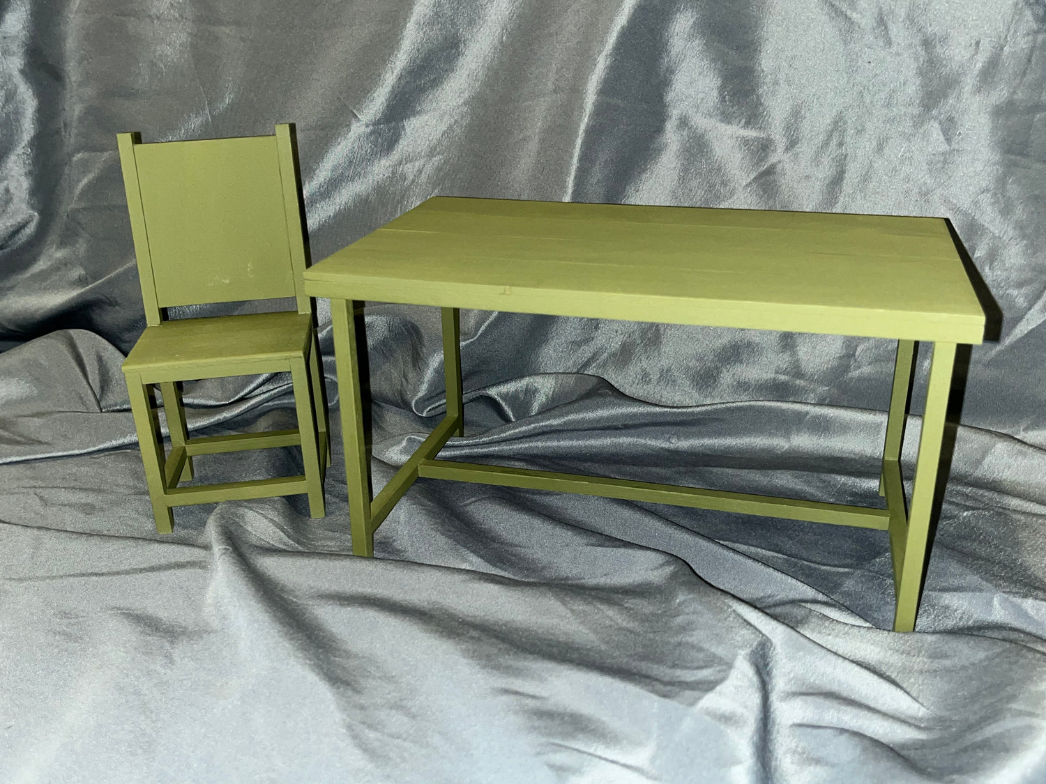 1/6 Scale WWII US Wood Field Desk and Chair