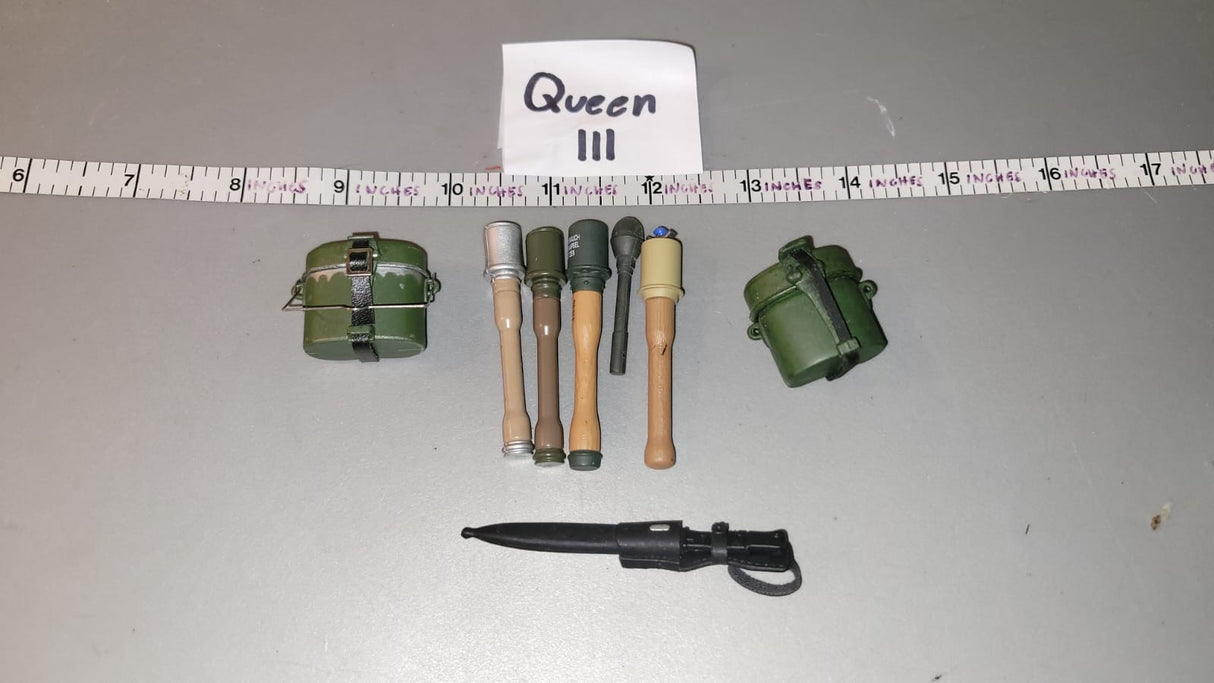 1/6 Scale WWII German Field Gear Lot