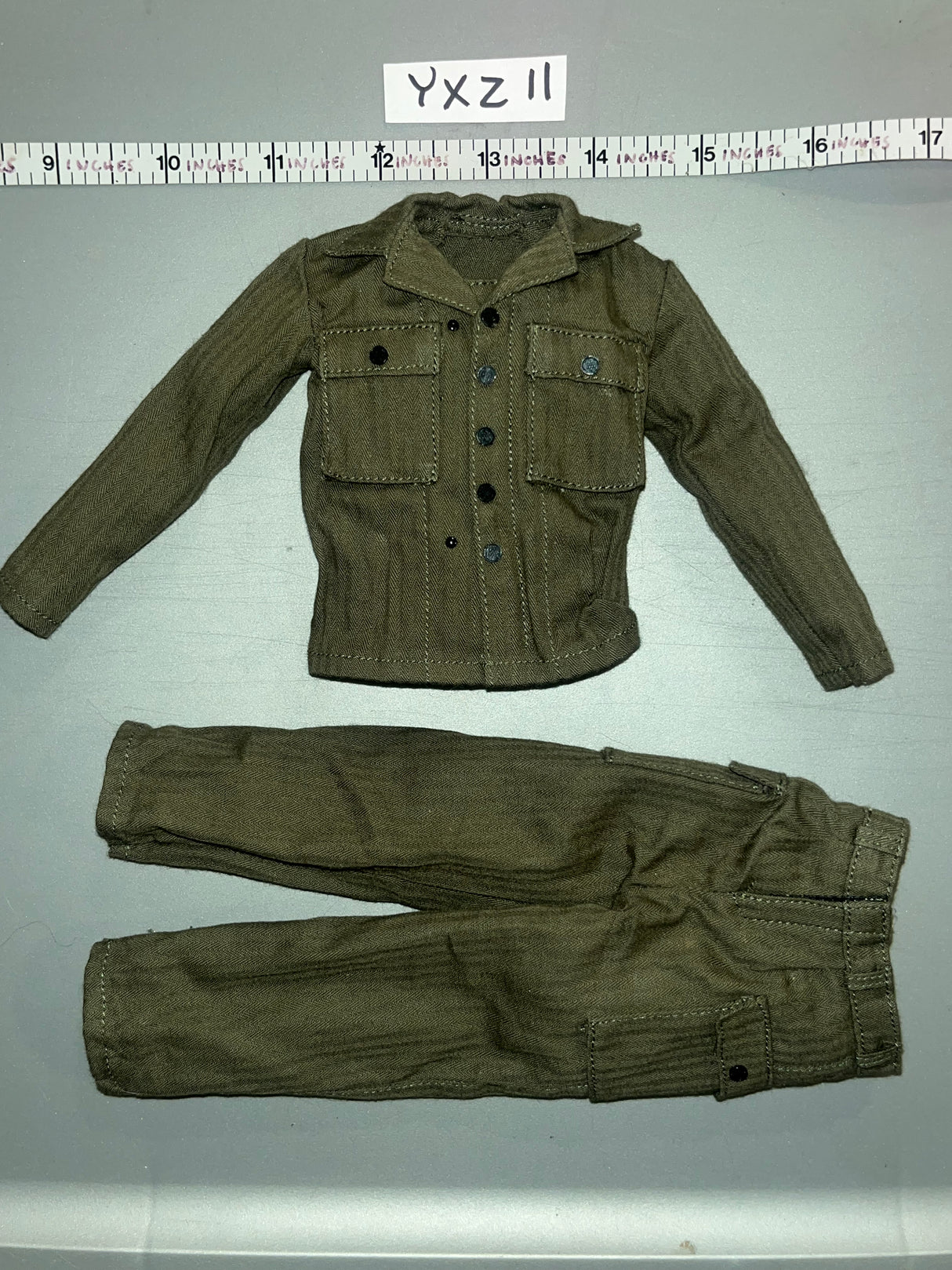 1:6 Scale WWII US HBT Uniform - Ranger Private Caparzo - Facepool