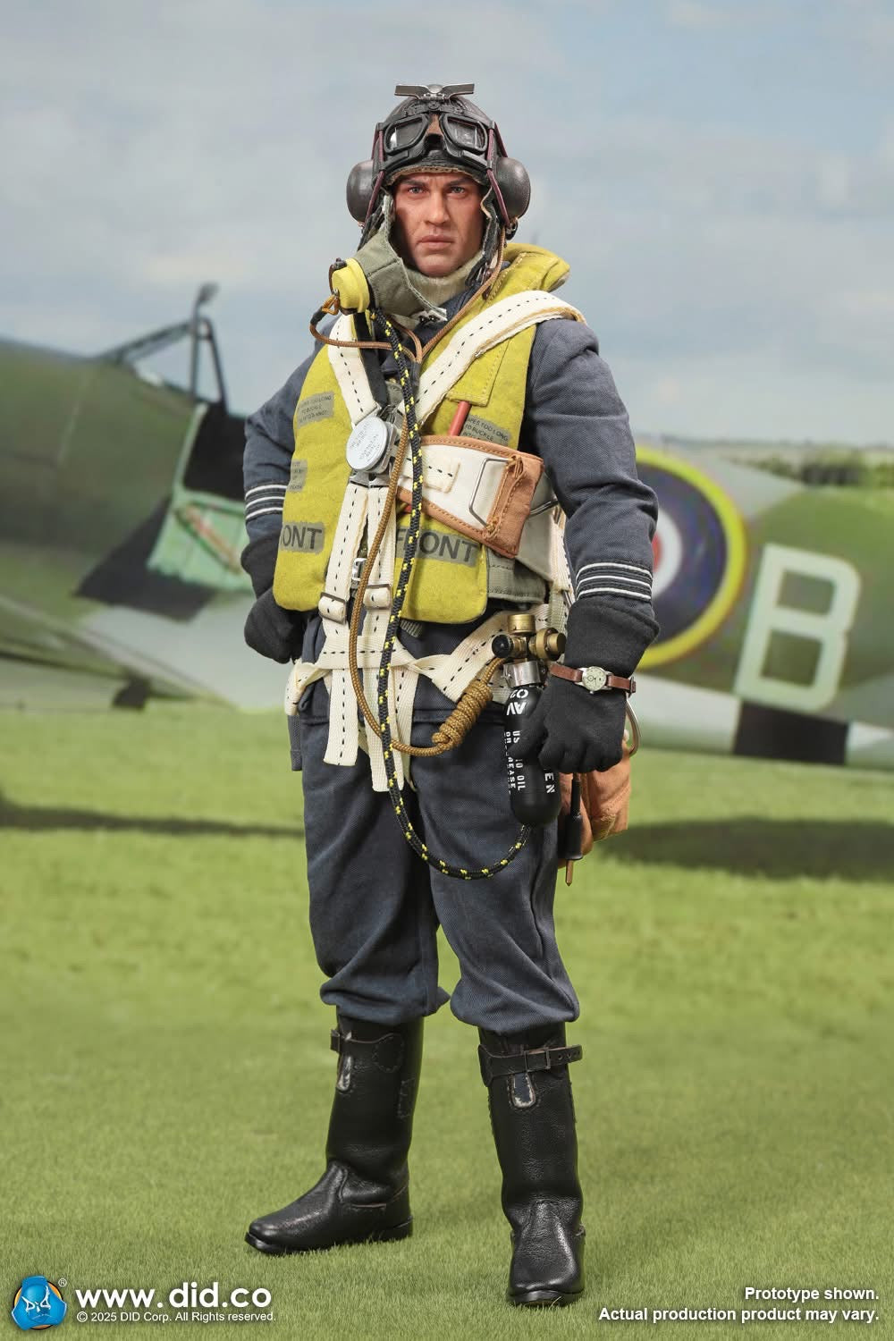 1/6 Scale WWII British Pilot Squadron Leader – Tom - DiD K80187 NIB Boxed Figure