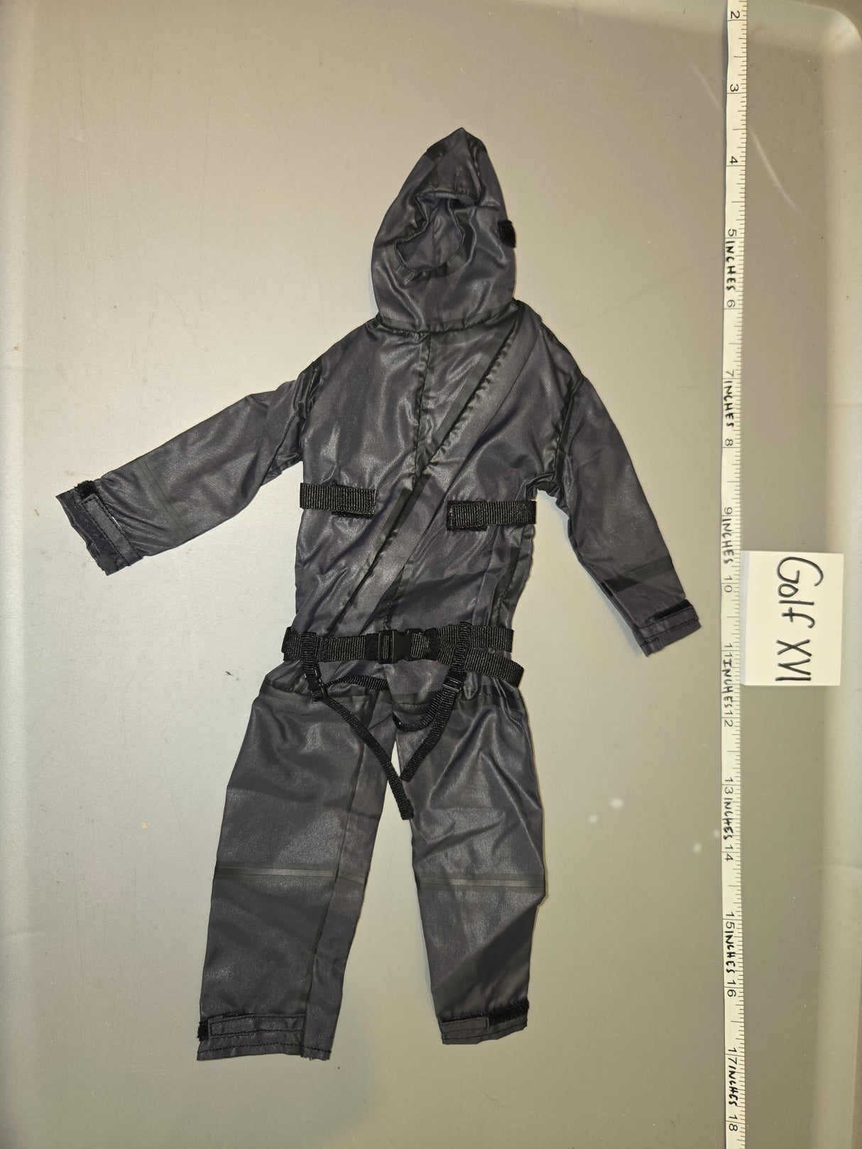 1:6 Scale Modern Navy Chemical Weapons Fire Suit Coveralls