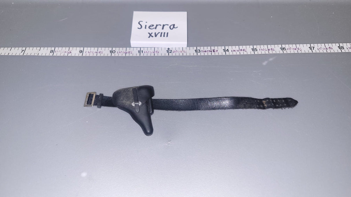 1/6 Scale WWII German Officer Belt Pistol and Holster