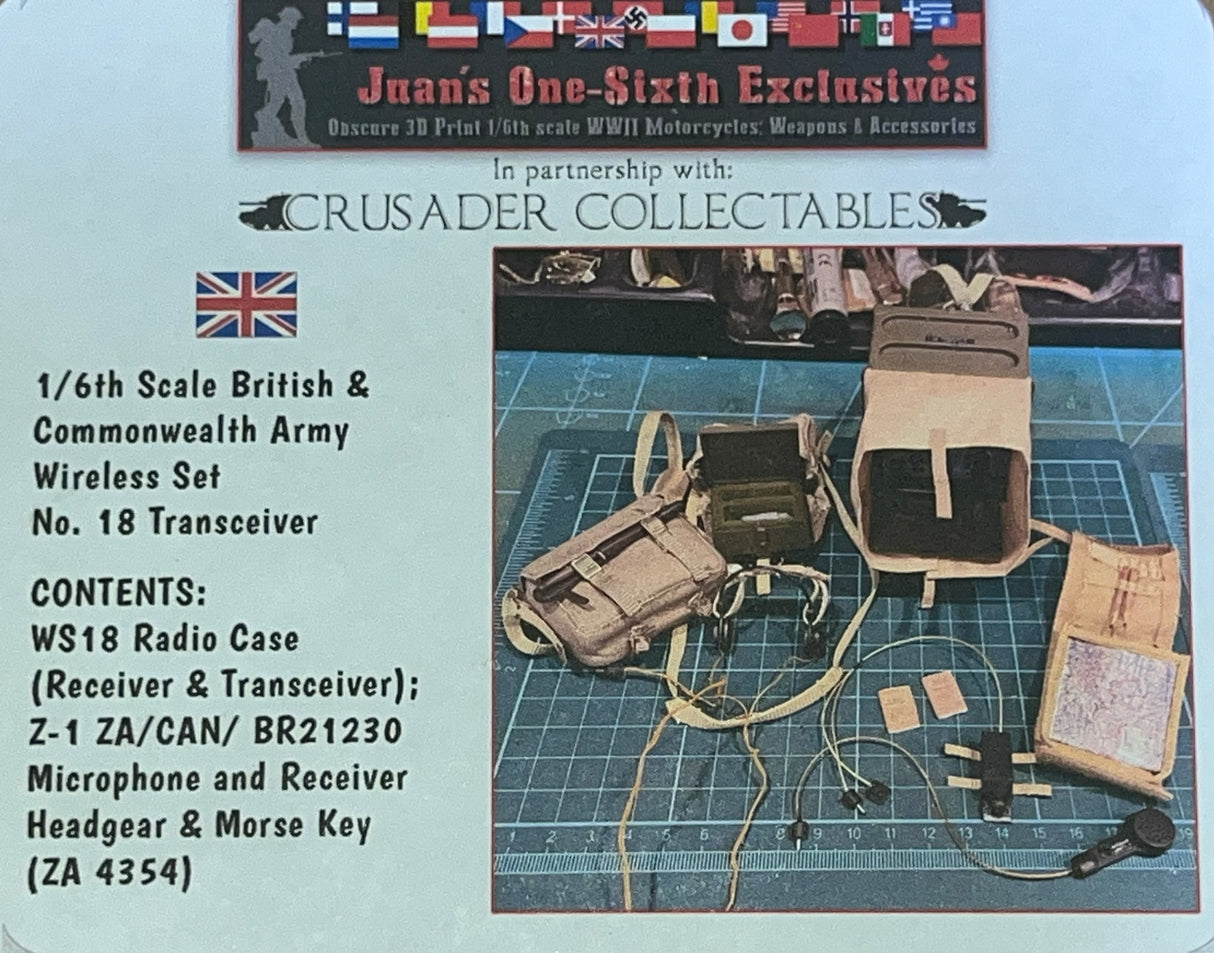 1/6 Scale WWII British Radio MK-18 - Model Kit - Juan’s One Sixth Exlcusives / Crusader Collectibes